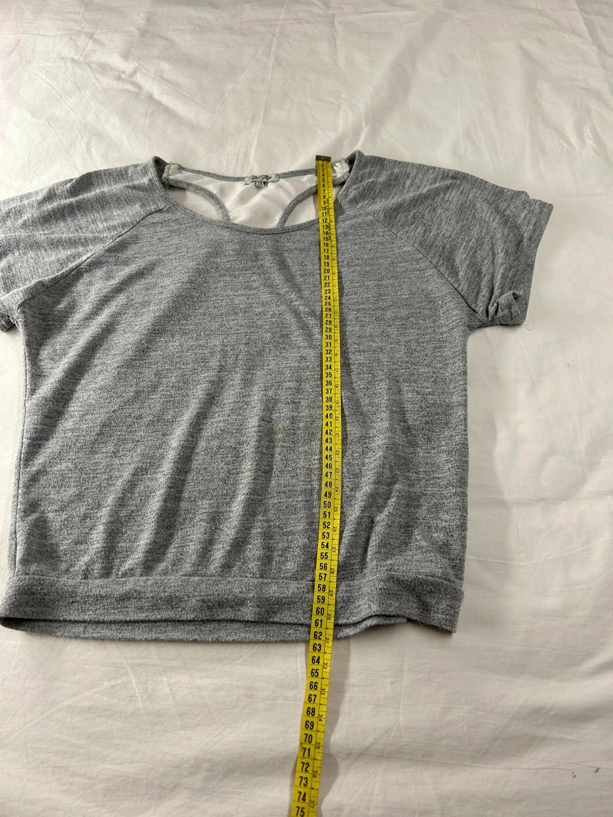 Gray short-sleeved blouse t-shirt girl tribu – photo 7